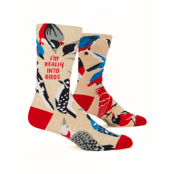 I'm Really Into Birds M-Crew Socks
